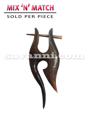Ruskea Tribal Puukorvakoru