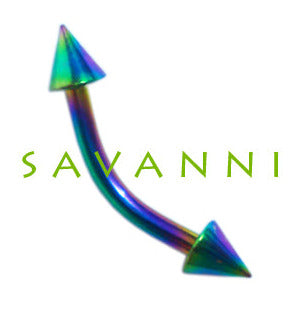 1.2mm Banaani Rainbow Piikeillä