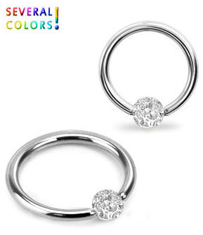 1.6mm Rengas Crystal Pallo 4mm