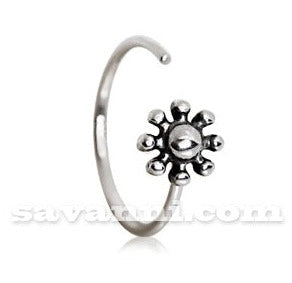 0.8mm Lävistysrengas Antique Floral