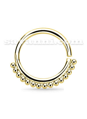 1.2mm Lävistysrengas Beaded Trim