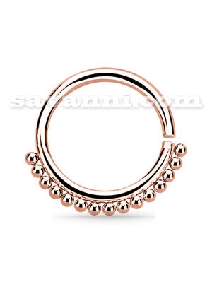 1.2mm Lävistysrengas Beaded Trim