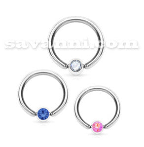 1.0mm Ohut BCR-Rengas Strass
