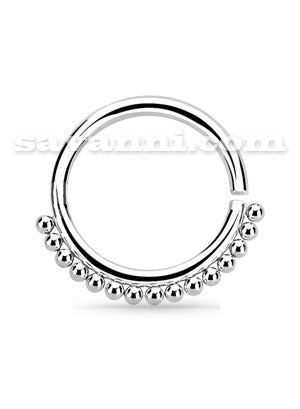 1.2mm Lävistysrengas Beaded Trim