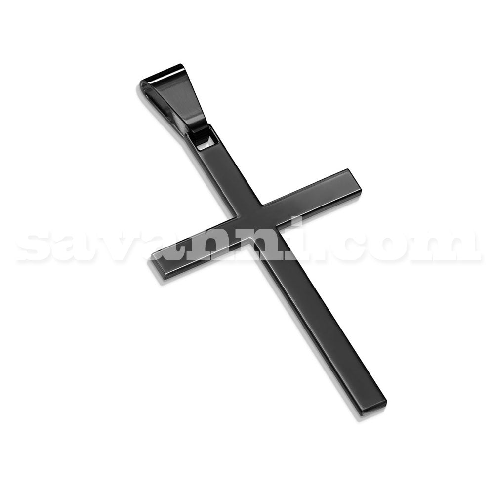 Kirurginteräs Riipus Kapea Risti