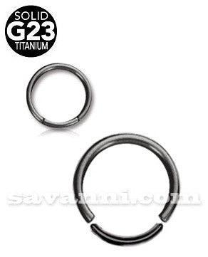 1.2mm Musta Segmenttirengas Titaani