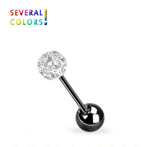 Musta rustokoru crystal pallo