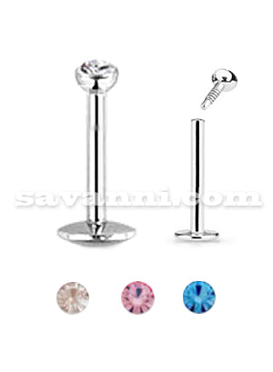 Madonna labret strass