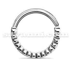 1.2mm Lävistysrengas Grooved Half Circle