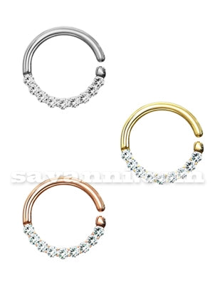 Taivutettava rengas zirkoni