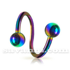 1.2mm Spiraali Rainbow