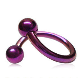 1.6mm Violetti Spiraali