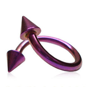 1.6mm Violetti Spiraali Piikeillä