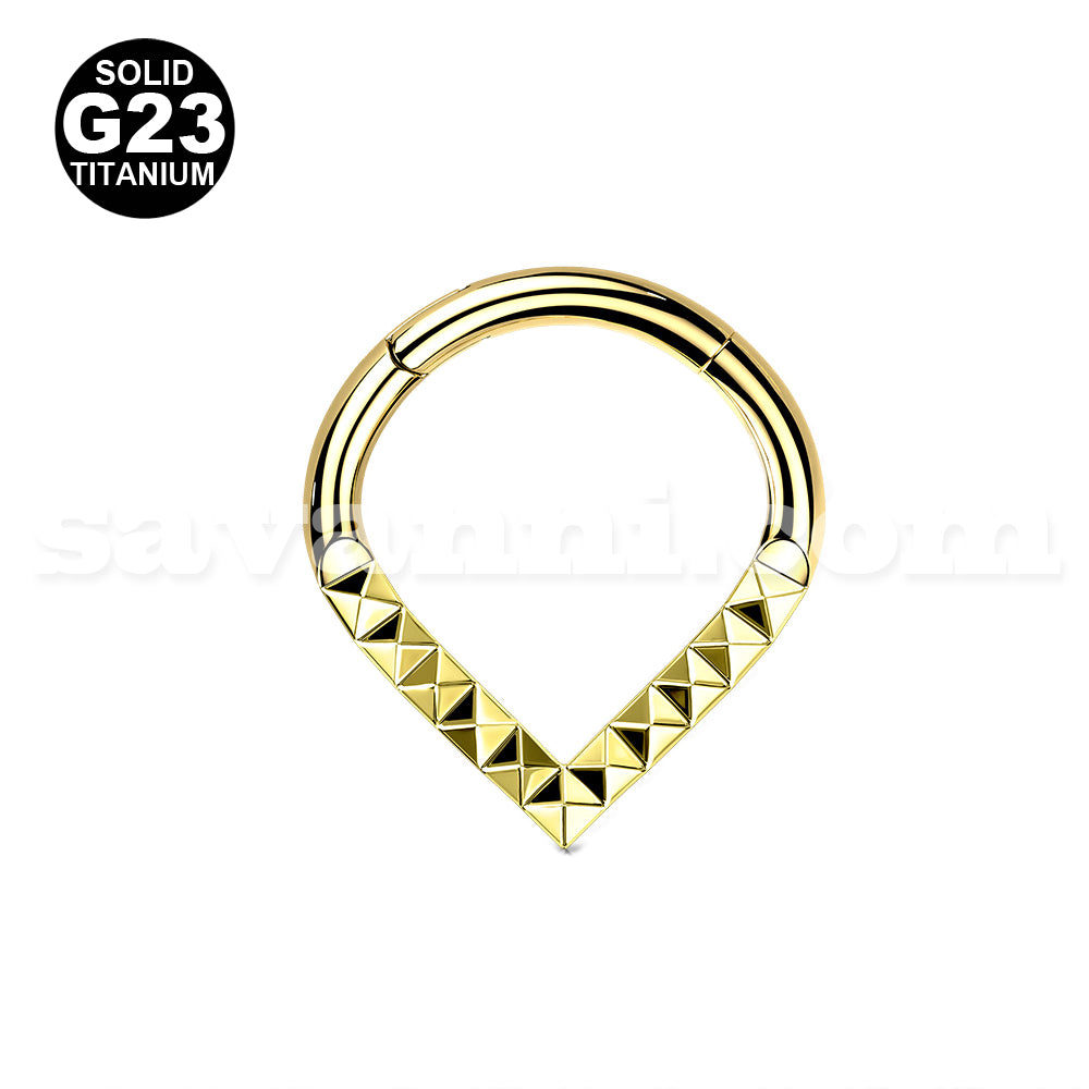 1.2mm Titaani Clicker Pyramid