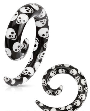 Venytyskoru spiraali pääkallo