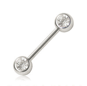 Nipple piercing strass