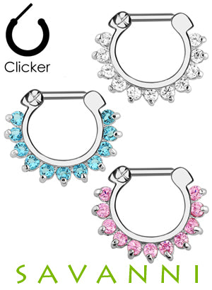 Septum Rengas väriful Gem