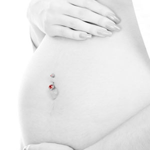 Pregnancy Belly Piercings
