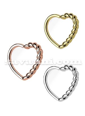 Half Circle Lined CZ Ear Cartilage Daith Tragus Helix Earrings Hoop No –  iconbodyjewelry.com
