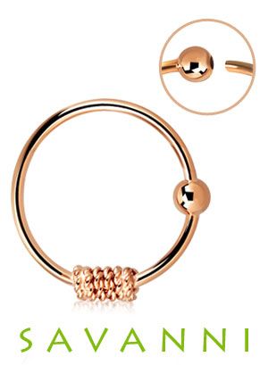 Hopearengas Balinese Wire Rose Gold