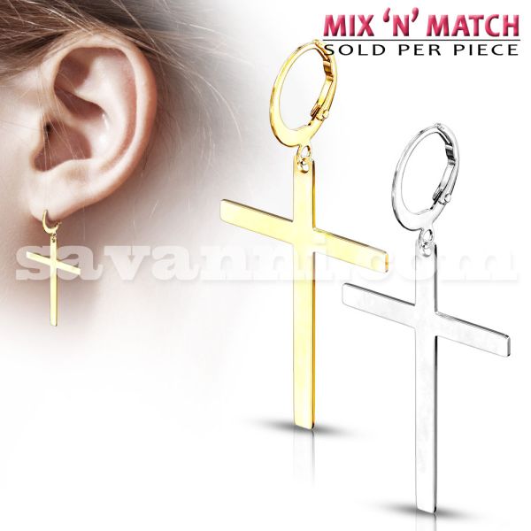 Earring Large Cross